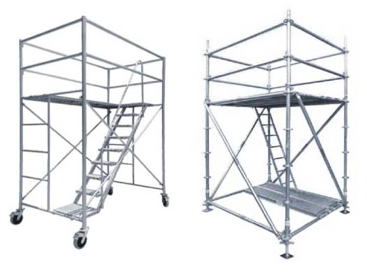 Andamios multidireccionales galvanizados y acrow electrogalvanizados de GERÜST SAC